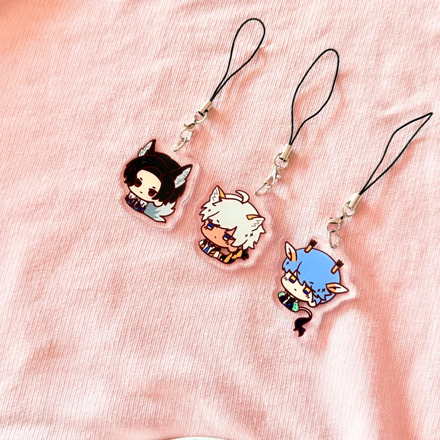 Obey Me Phone Charms