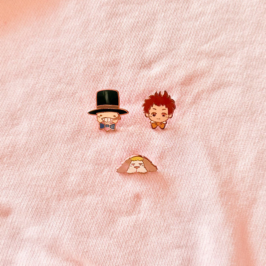 Travel Companions Mini Enamel Pins Set