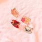 Seasonal Tea Cup Enamel Pin Set