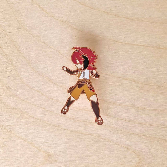 Heizou Enamel Pin
