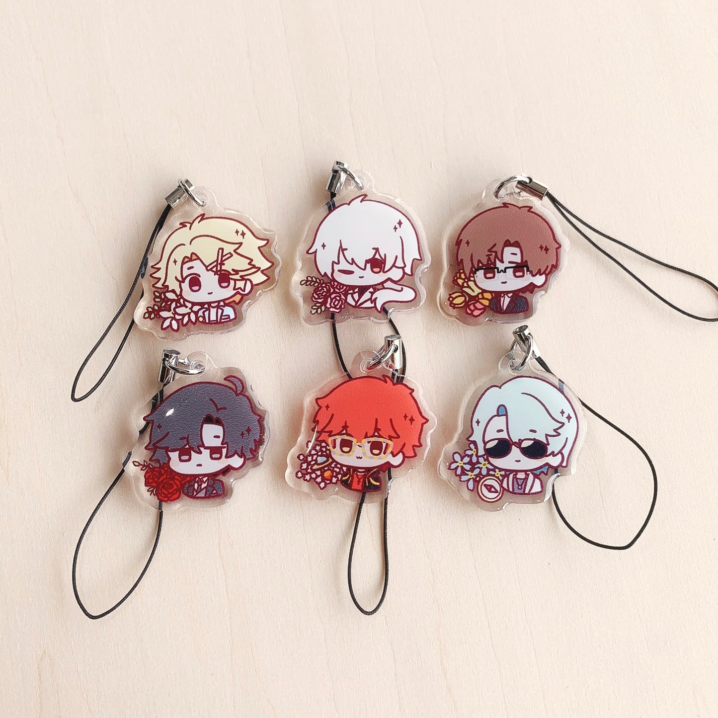 Mystic Messenger Phone Charms