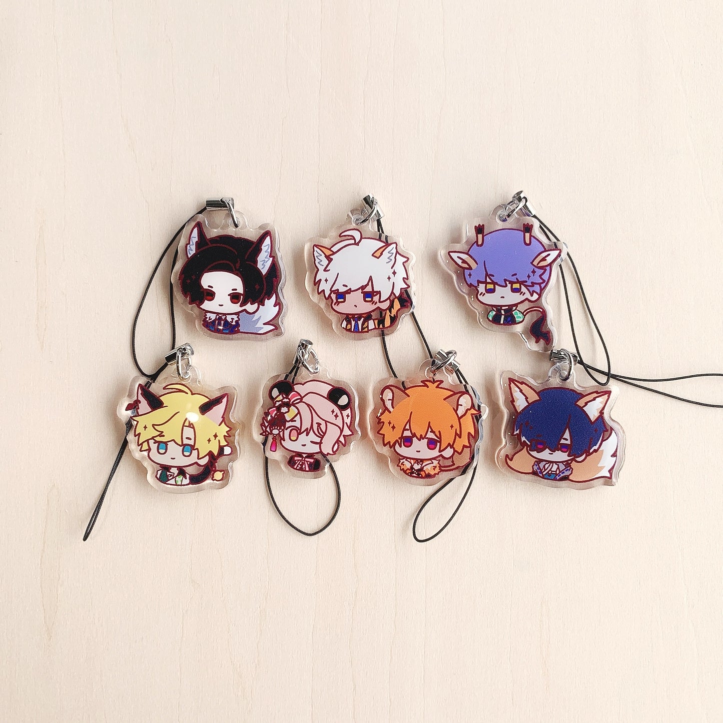 Obey Me Phone Charms