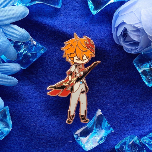Tartaglia Enamel Pin