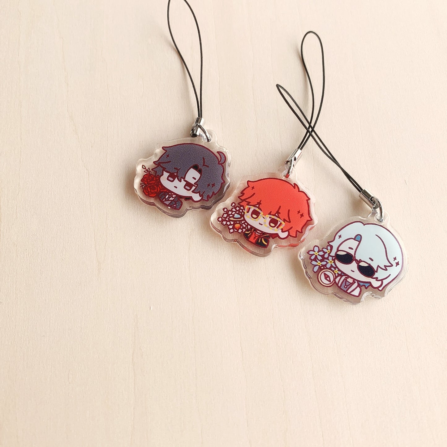 Mystic Messenger Phone Charms
