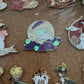 Moonflower Bunnies Enamel Pin