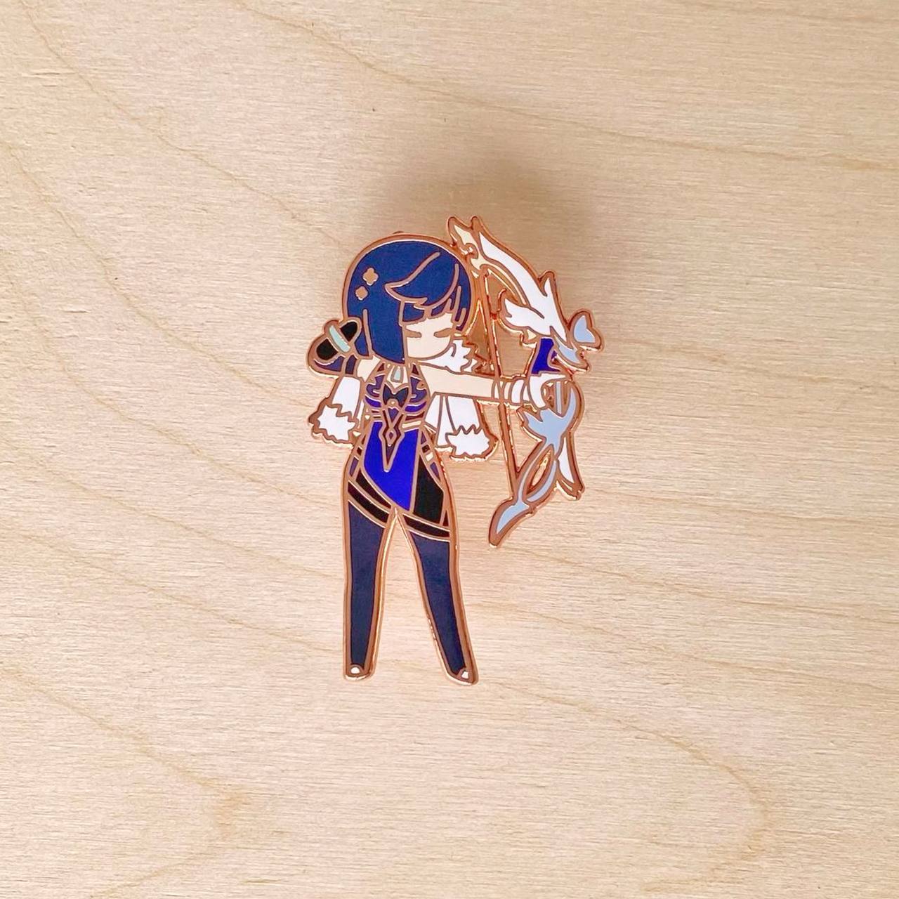 Yelan Enamel Pin