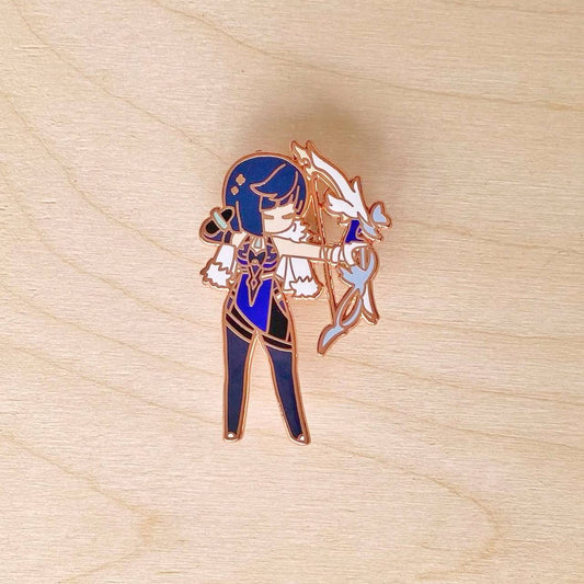 Yelan Enamel Pin